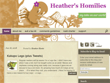 Tablet Screenshot of heatherhastie.com